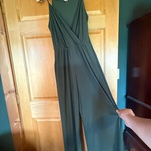 Kaileigh Deep Green Jumpsuit